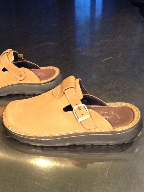 NWT Jerusalem Sandals Sz 9 Mens / 11.5 Wmn. Brown Leather Slip-On Buckle Unisex main image 10